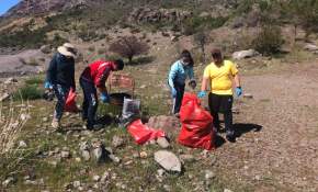 [FOTOS] Voluntarios recolectaron más de 4 mil kilos de basura en el Cajón del Río Teno