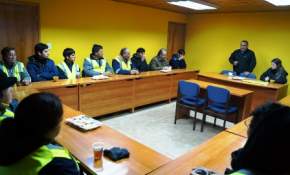 Mutual de Seguridad realizó charla sobre prevención de accidentes laborales en Teno