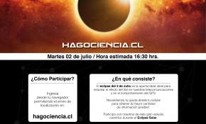 Eclipse de sol en todo Chile: ¿Cómo participar en experimento único de ciencia ciudadana? [FOTO]