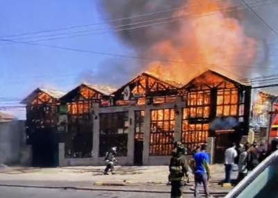 Conocido club nocturno Jakuna de Curicó fue destruido por incendio